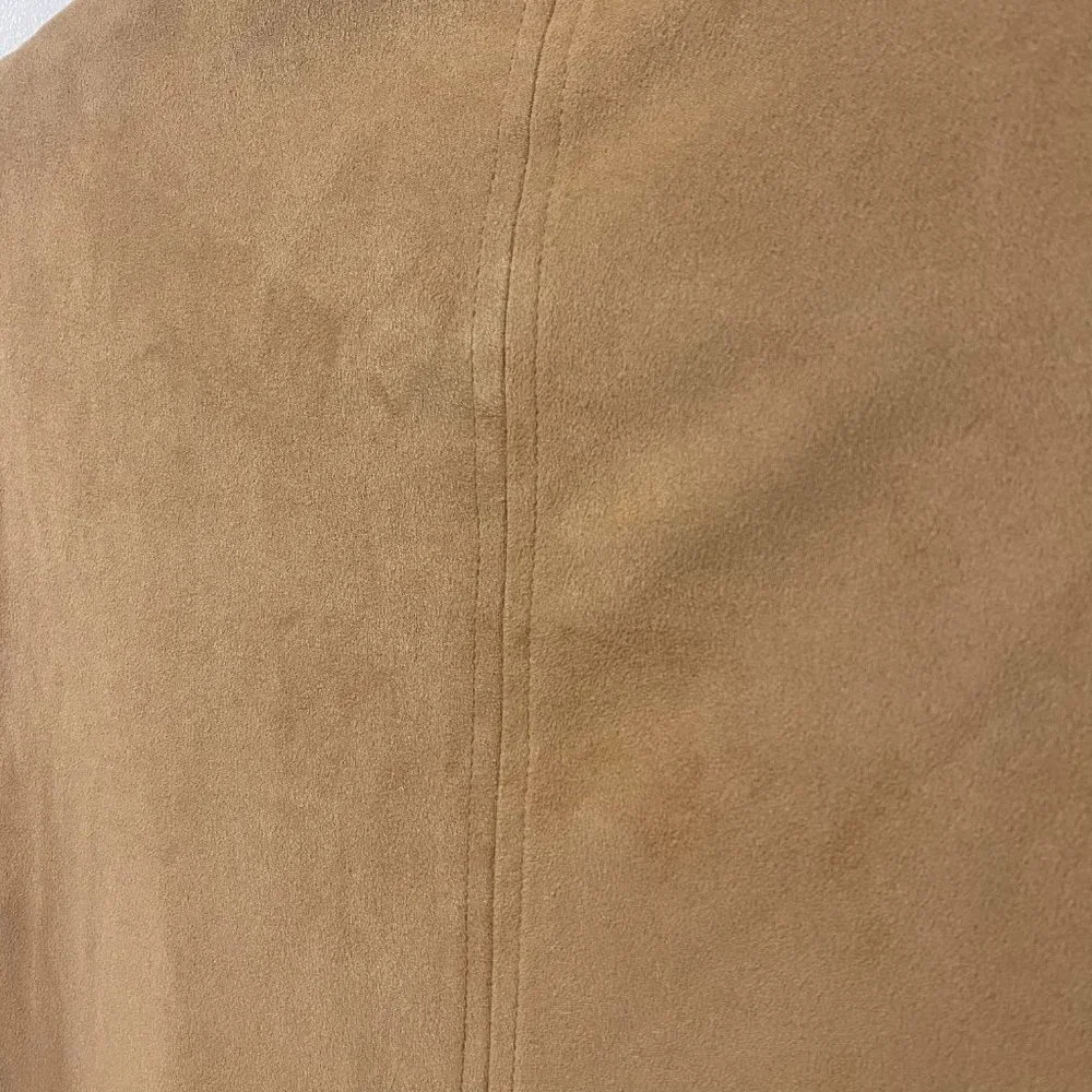Premise Tan‎ Faux Leather Cardigan - Size Small - Picture 8 of 8